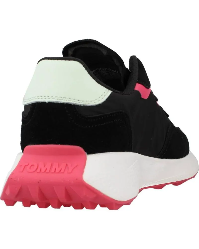 Deportivas de Mujer y Niña TOMMY JEANS EN0EN02143 WMNS NEW RUNNER NEGRO