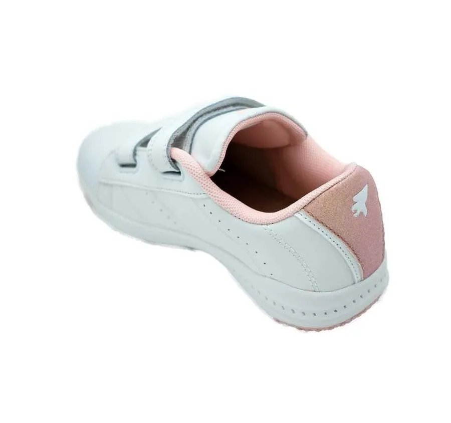 DEPORTIVO JOMA PLAY JR 2113 PARA NIÑOS BLANCO/ROSA CON DOBLE VELCRO Y PLANTILLA DE PIEL MODELO WPLAYW2113V 27130