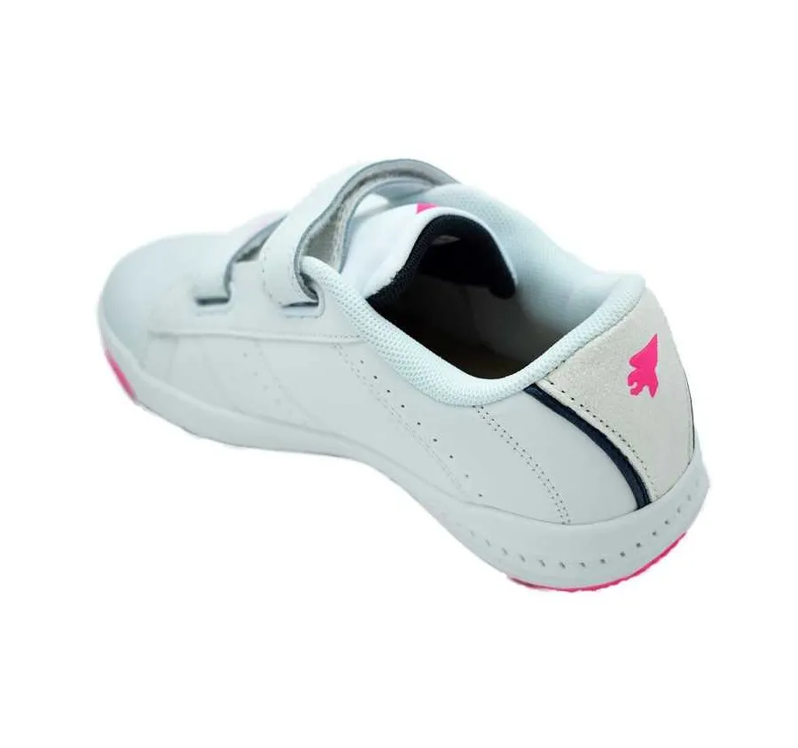 DEPORTIVO JOMA WPLAYW2152V PARA NIÑOS PLAY JR 2152 BLANCO/AZUL/FUXIA DOBLE VELCRO Y PLANTILLA DE PIEL 26789