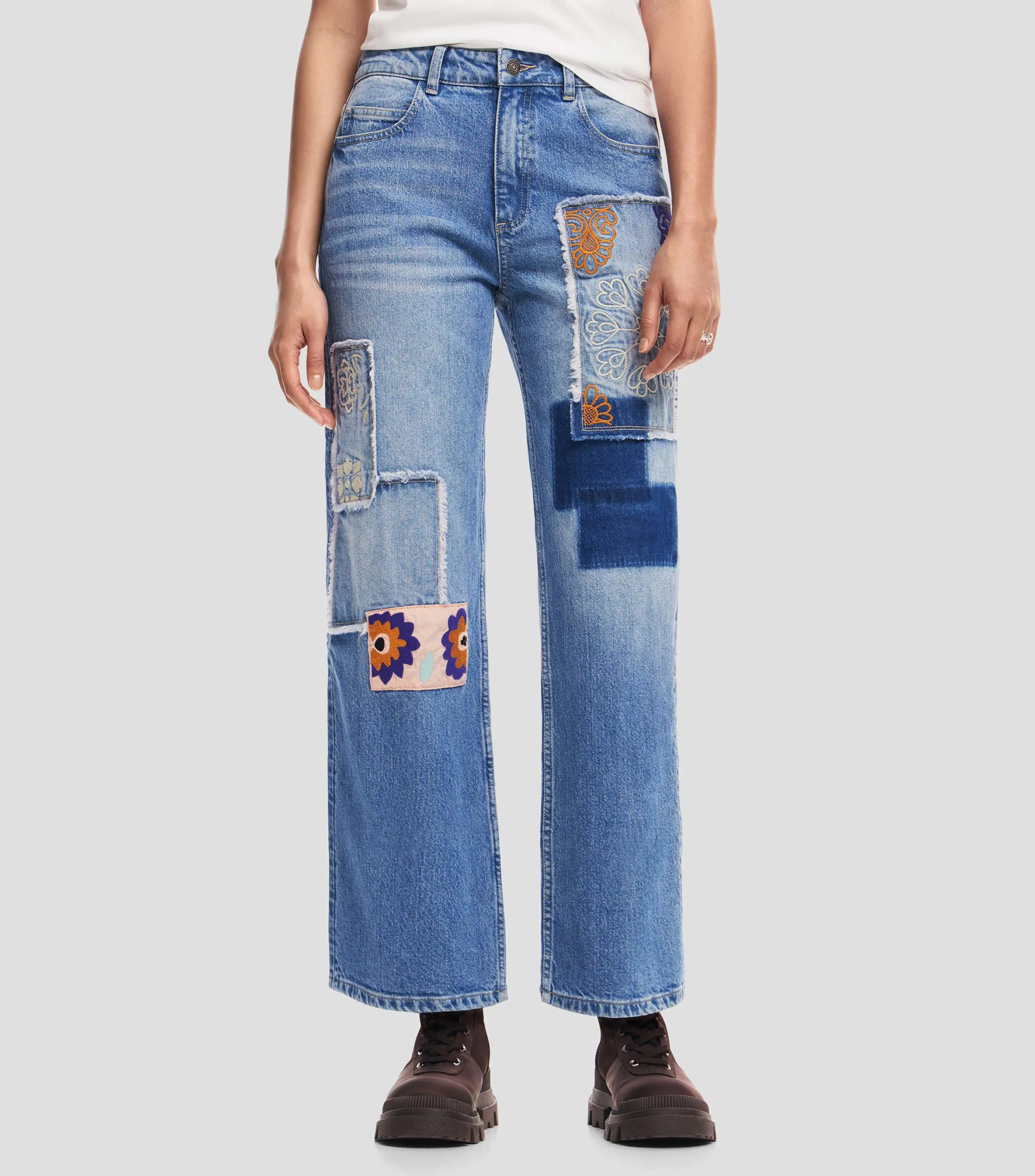 Desigual Jeans Regular Mujer