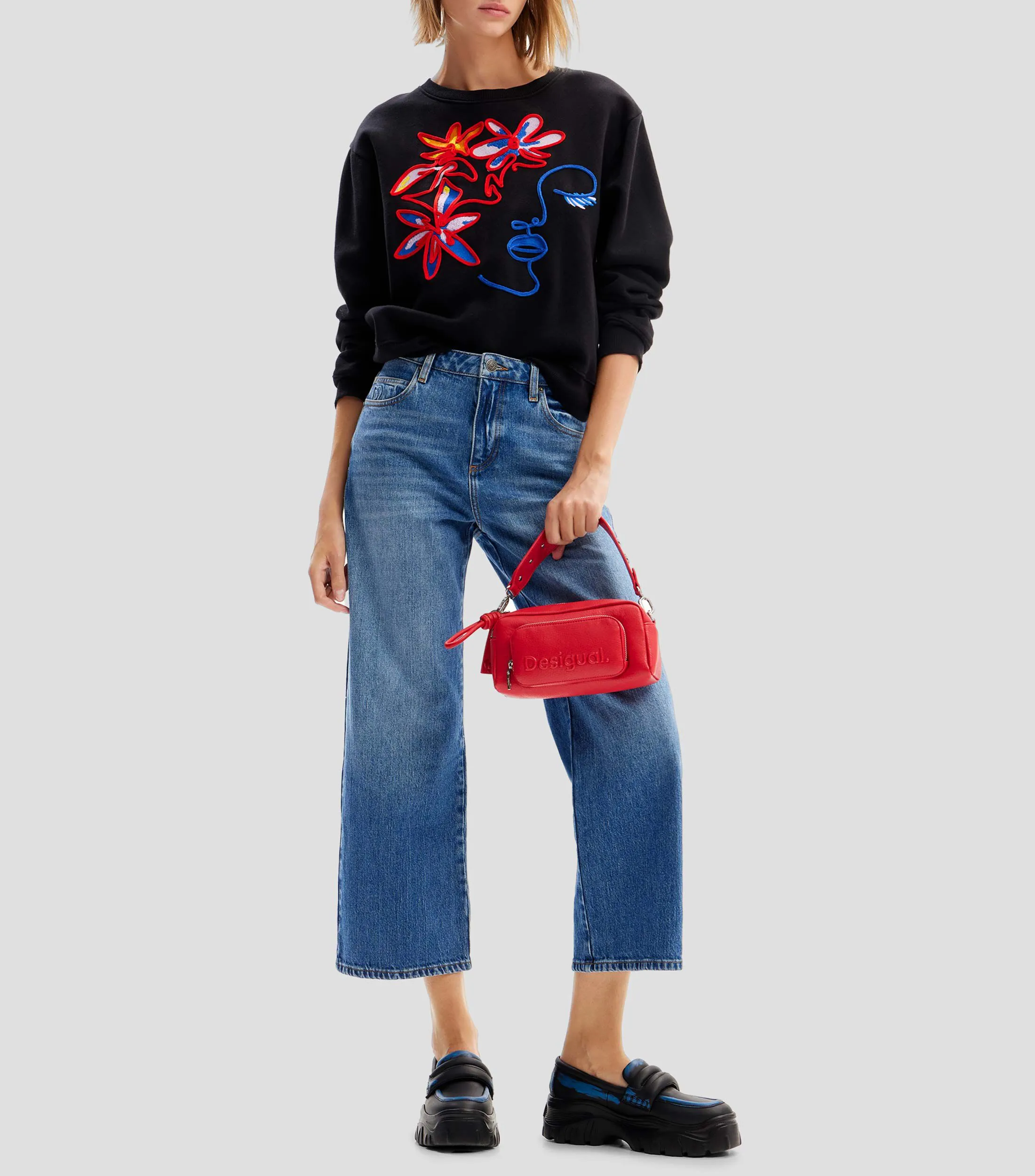 Desigual Sudadera estampada Mujer