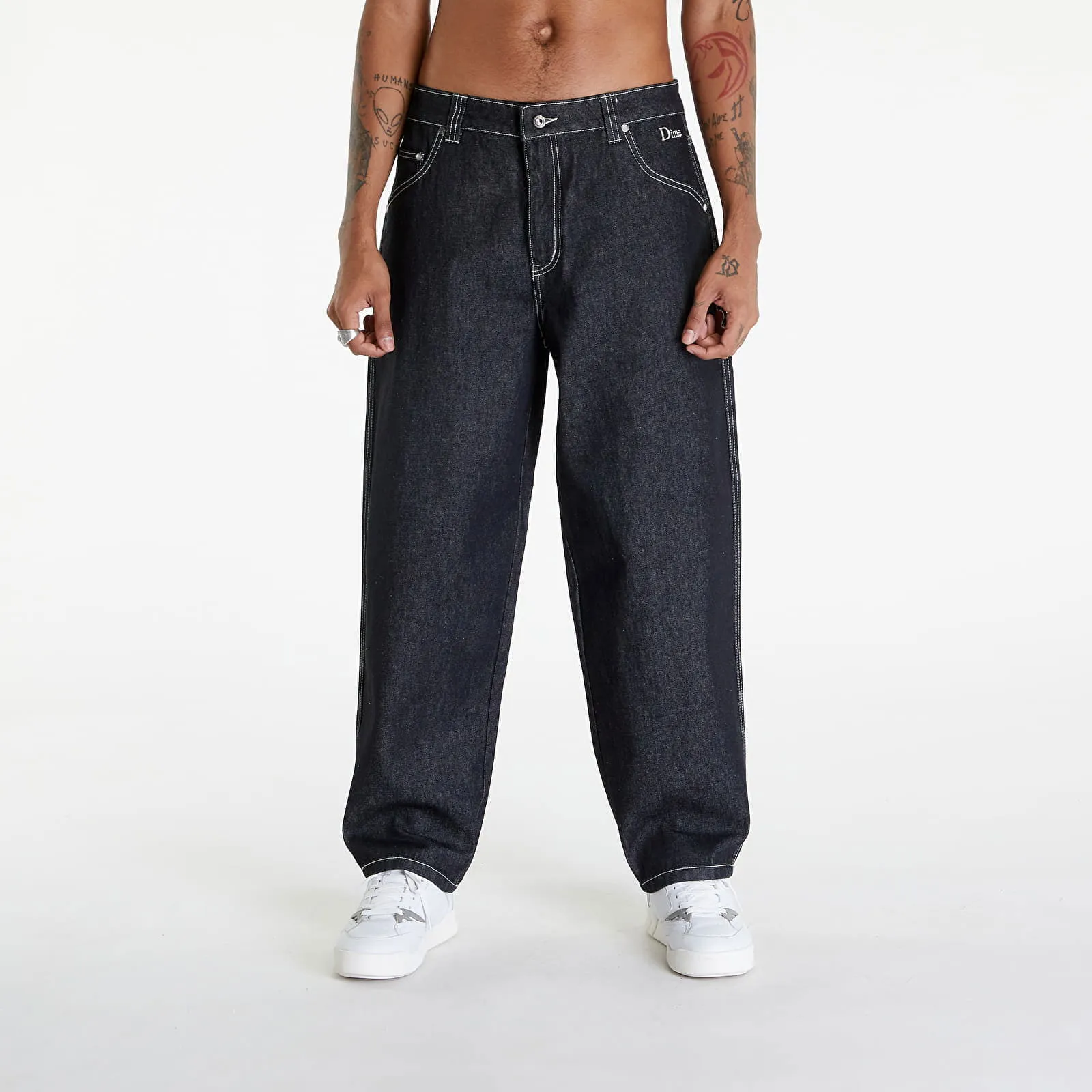 Dime Classic Baggy Denim Pants Black Washed