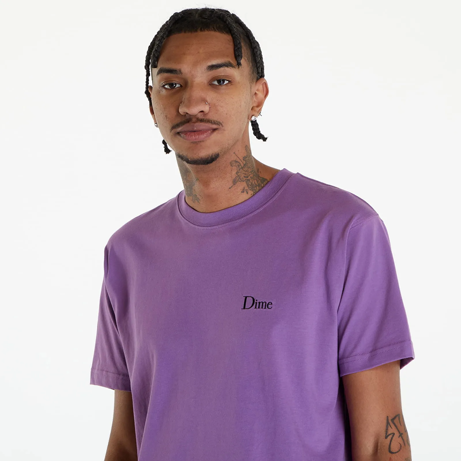 Dime Classic Small Logo T-Shirt Violet