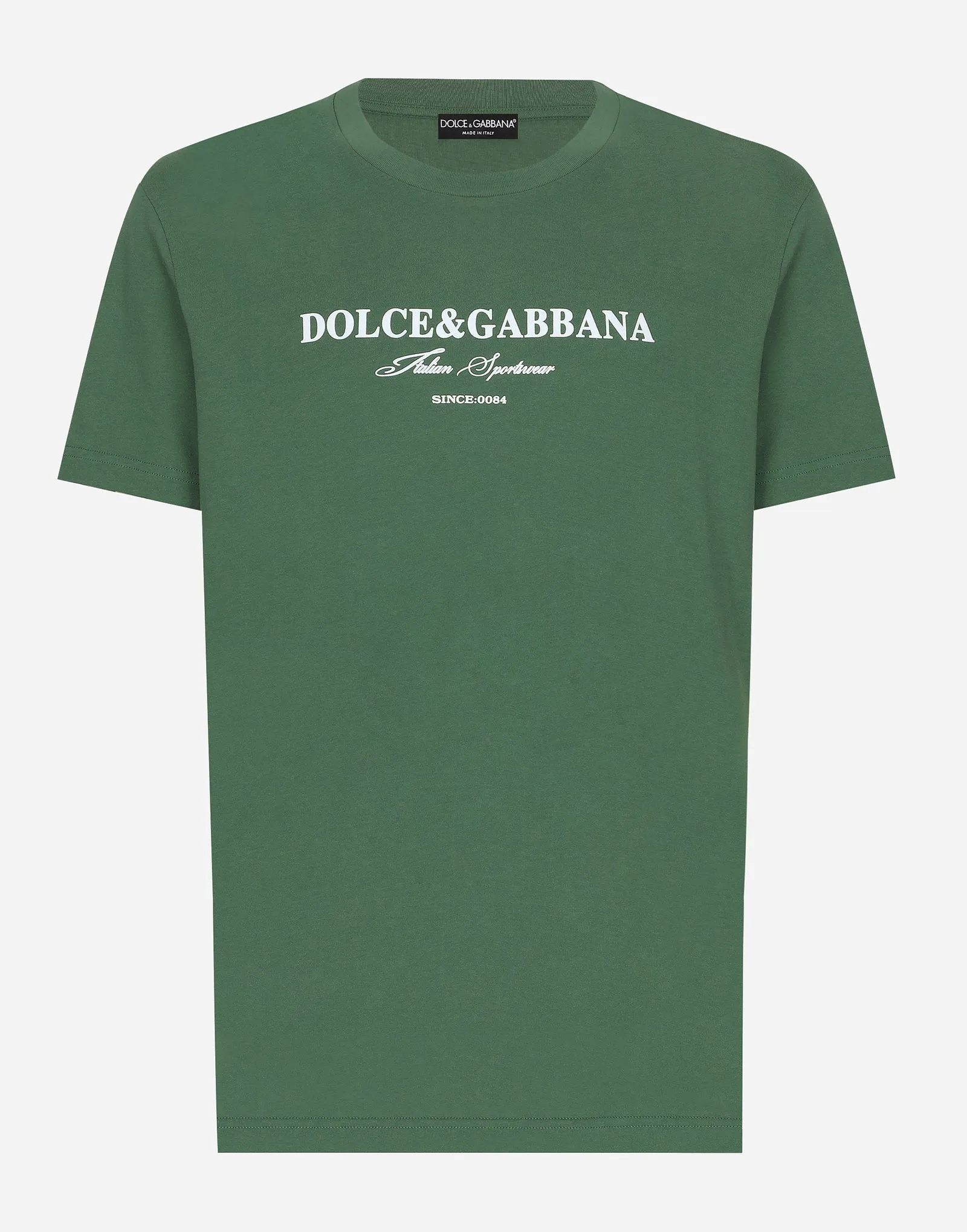 Dolce & Gabbana Cotton T-Shirt With Logo Print