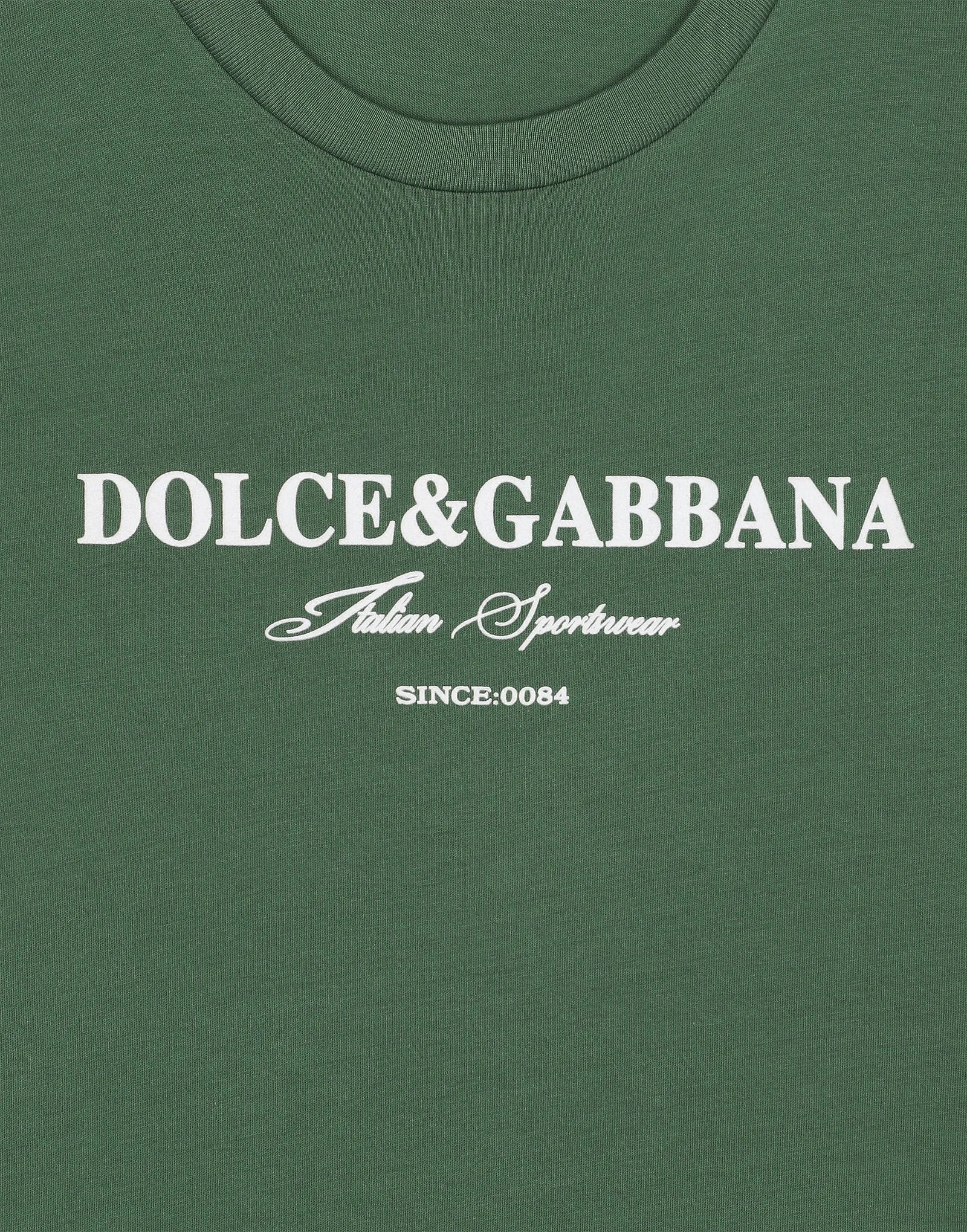 Dolce & Gabbana Cotton T-Shirt With Logo Print