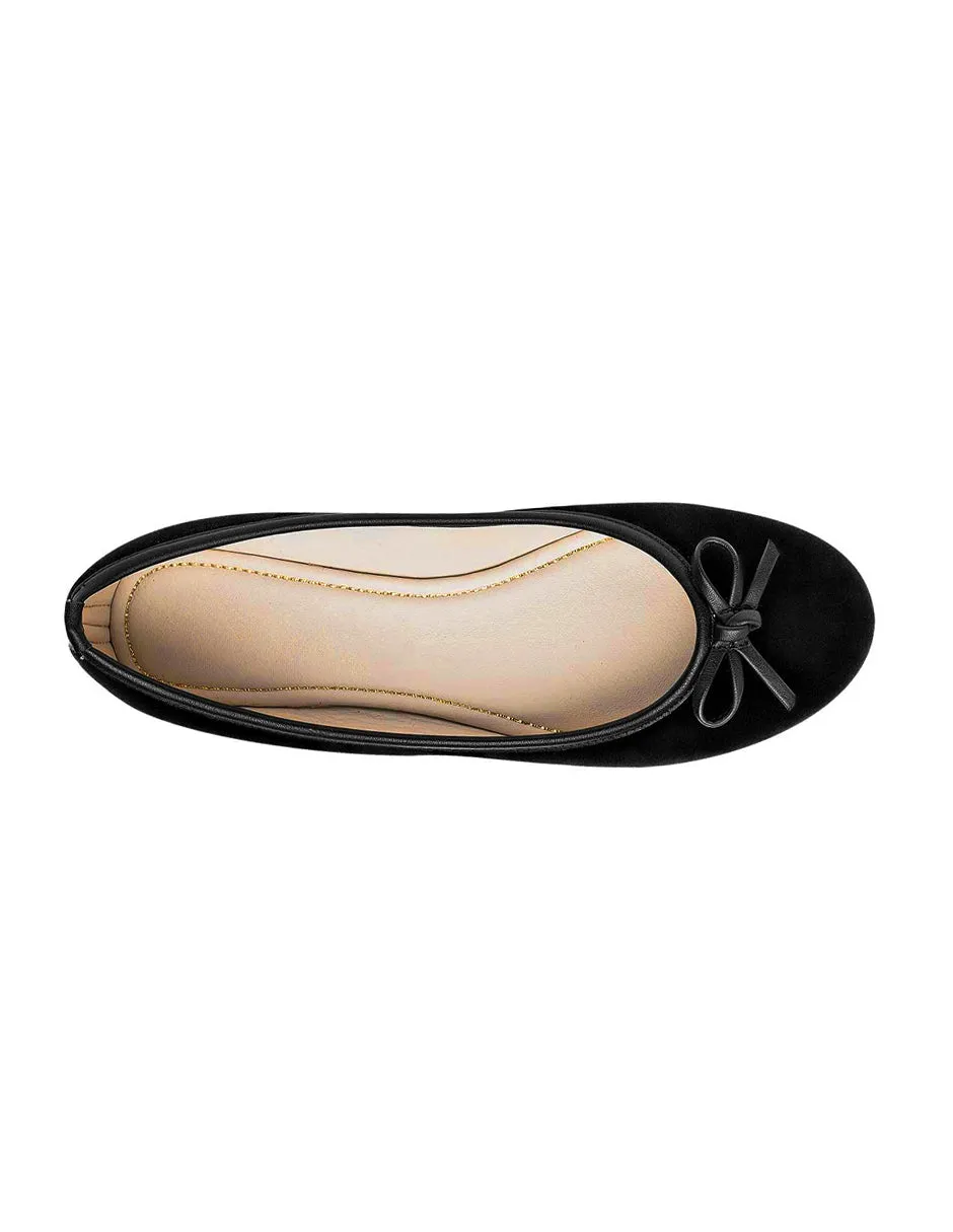 Flats clásicas Exterior Sintético Color Negro Para Mujer De RBBASICS