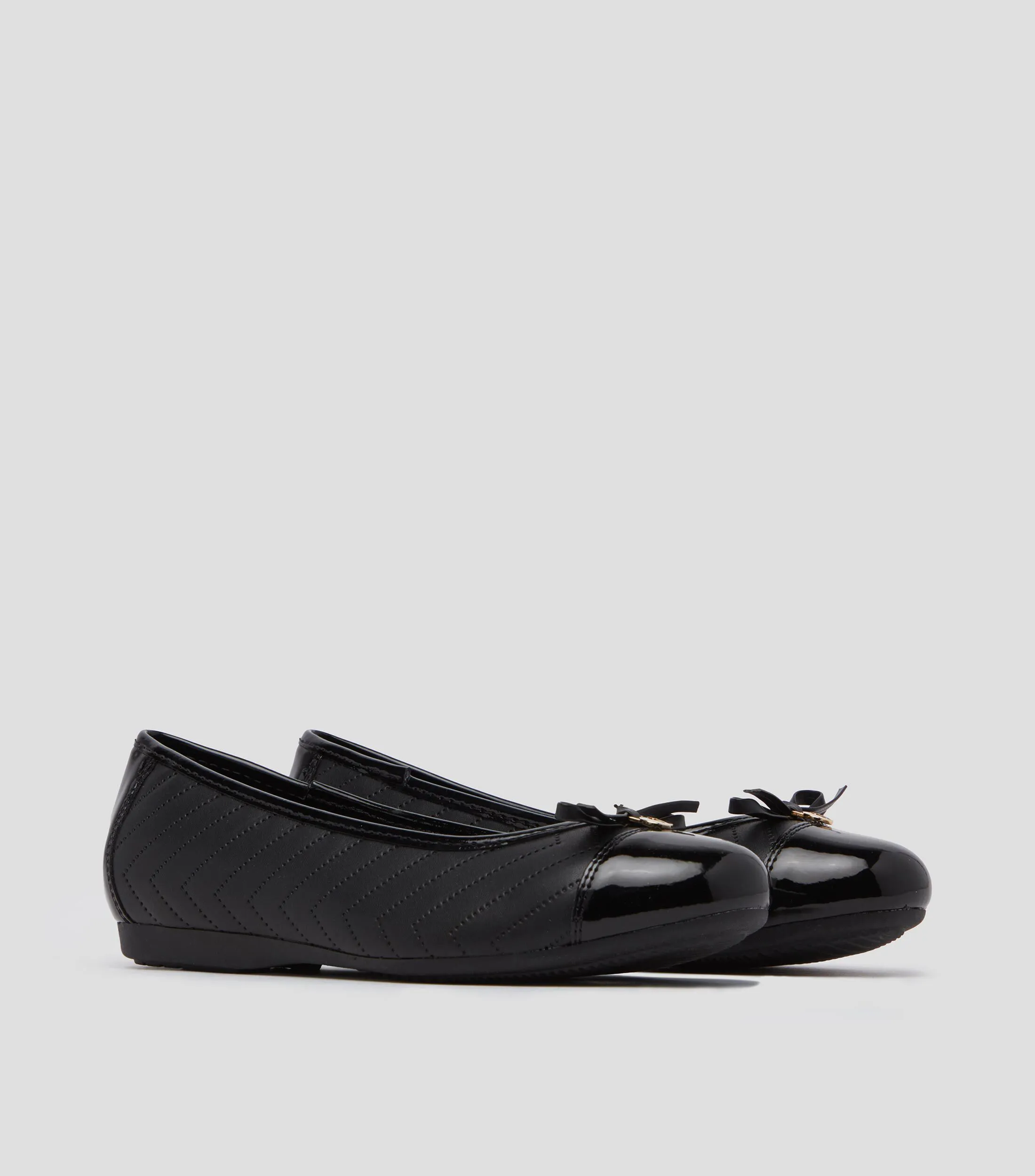 Flexi Flats Marie negros con moño Mujer