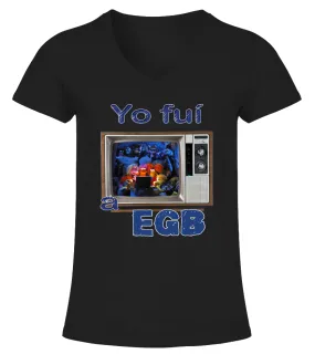 Fraggle Rock "Yo fui a EGB" Camiseta cuello pico Mujer