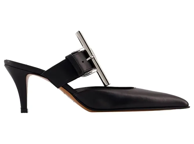 Francisco Pumps - Alexander McQueen - Cuero - Negro 