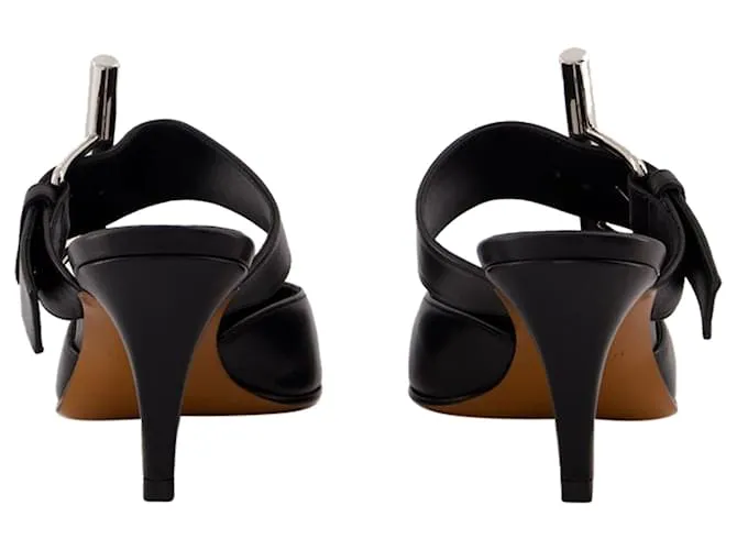 Francisco Pumps - Alexander McQueen - Cuero - Negro 