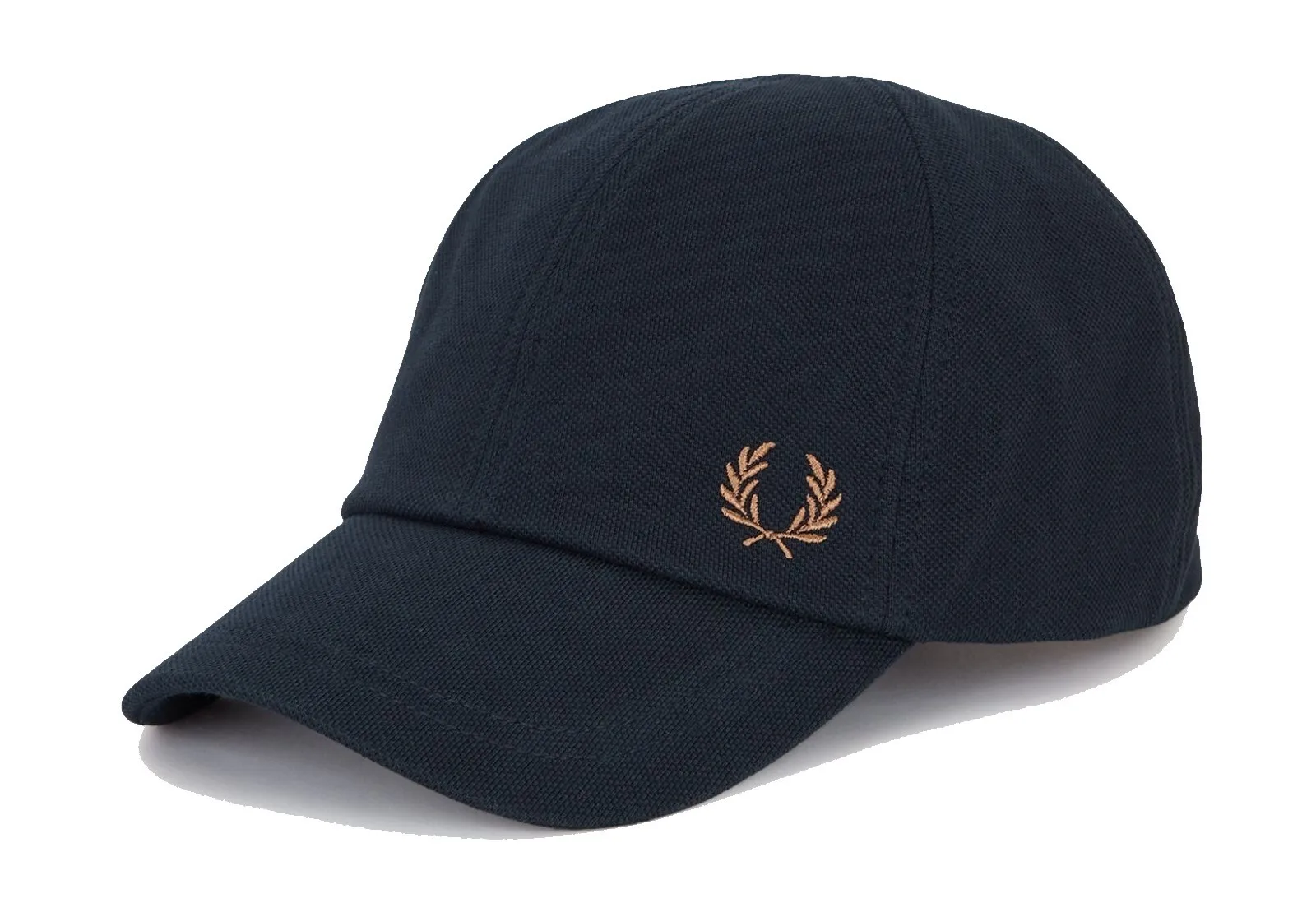 FRED PERRY CLASSIC PIQUE CAP NAVY & SHADED STONE