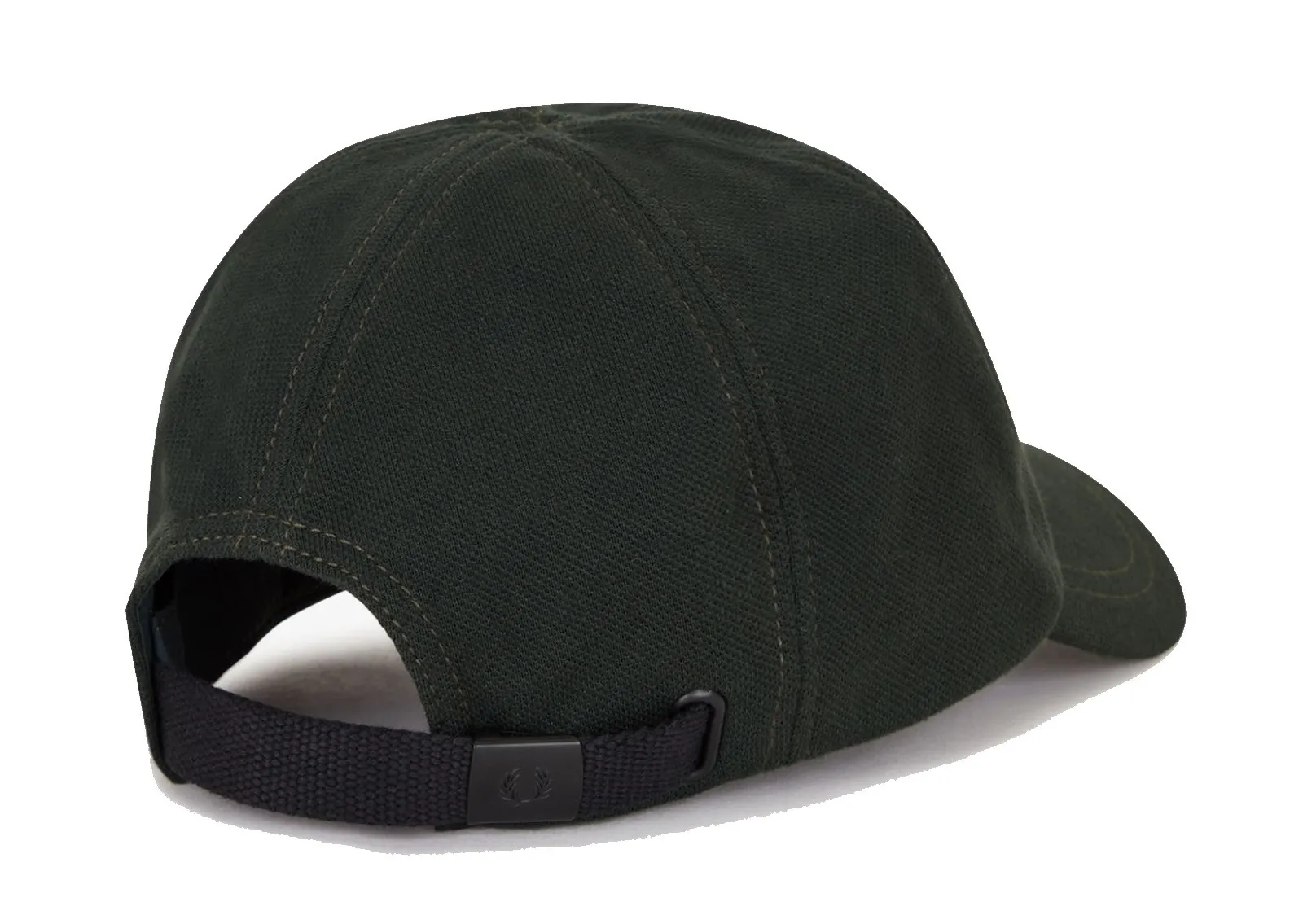 FRED PERRY CLASSIC PIQUE CAP NIGHT GREEN & LIGHT RUST