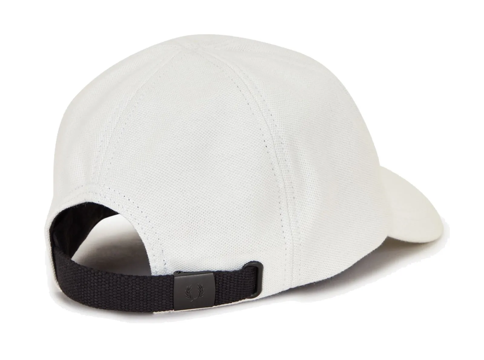 FRED PERRY CLASSIC PIQUE CAP SNOW WHITE & WARM STONE