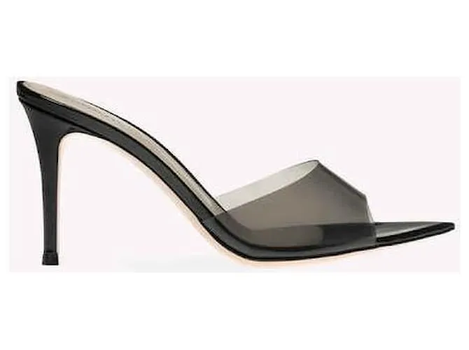 Gianvito Rossi Elle Mula Negro 