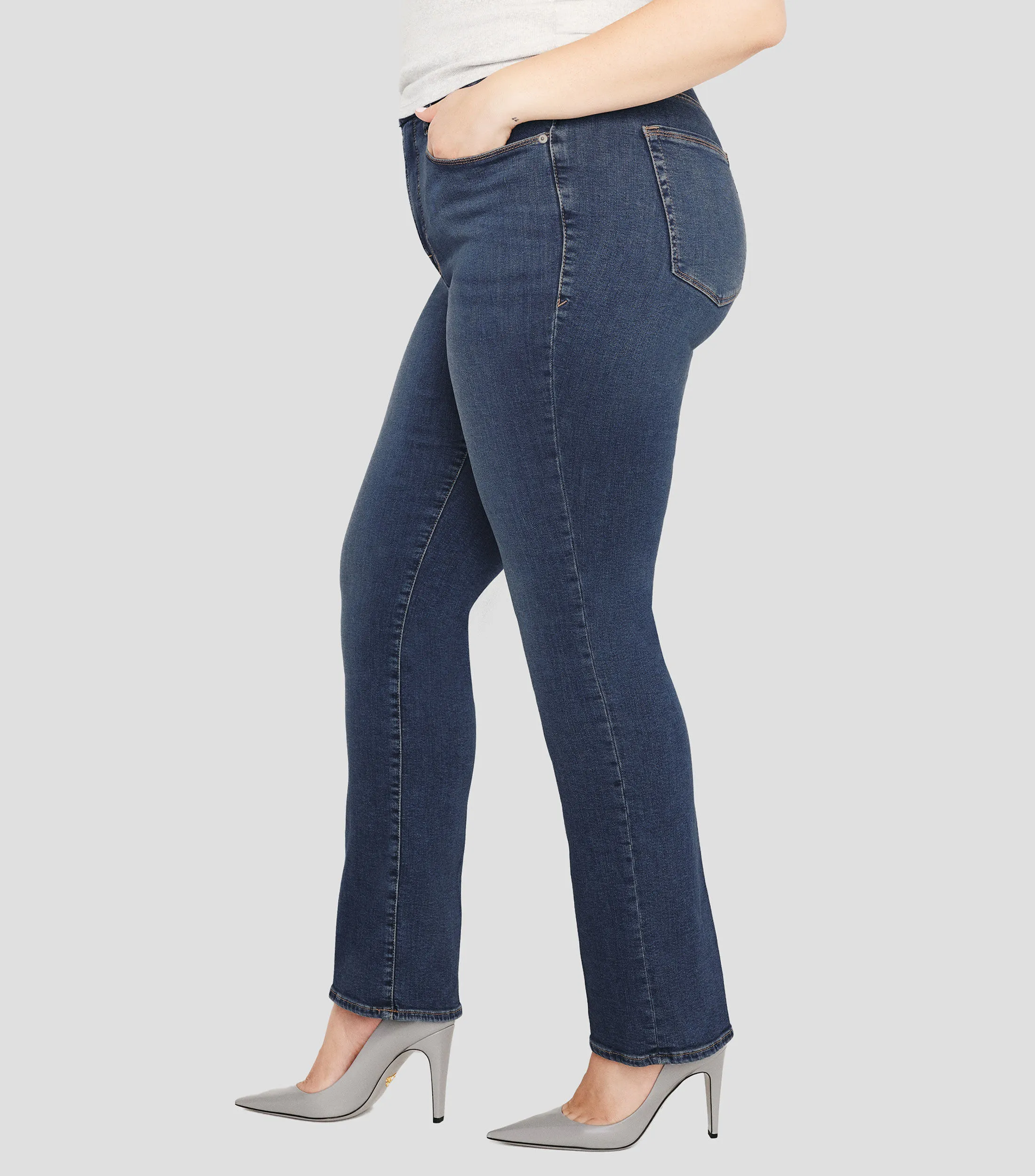 Good American Jeans Straight Mujer