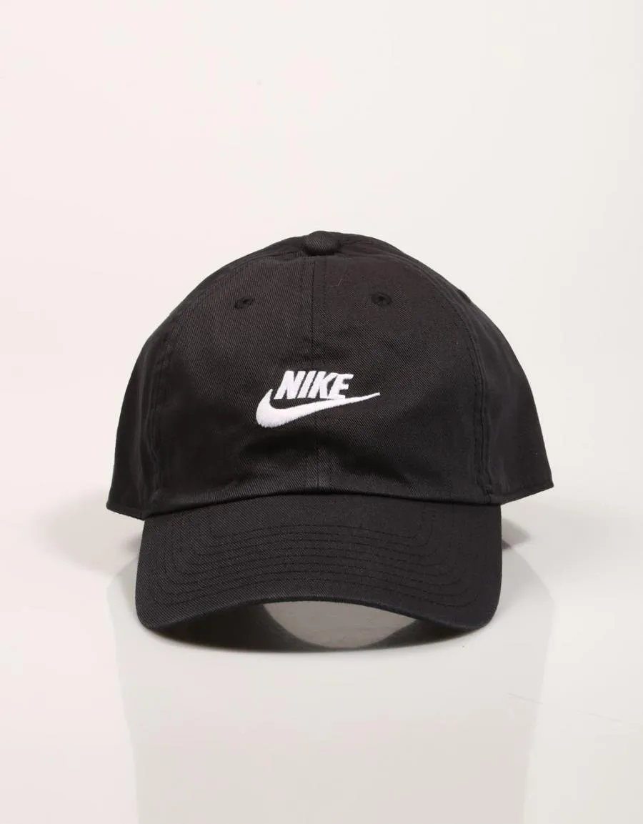  gorra NIKE Heritage 86 Futura Washed en Negro 73374