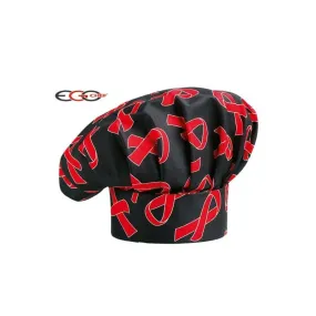 Gorro cocinero estampado lazos