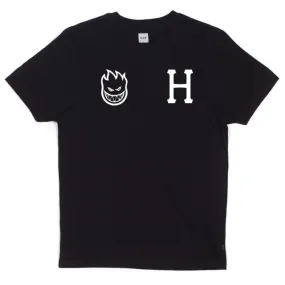 HUF X SPITFIRE LOGO TEE