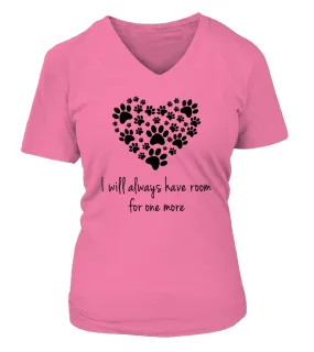 I will always have room for one more Camiseta cuello pico Mujer