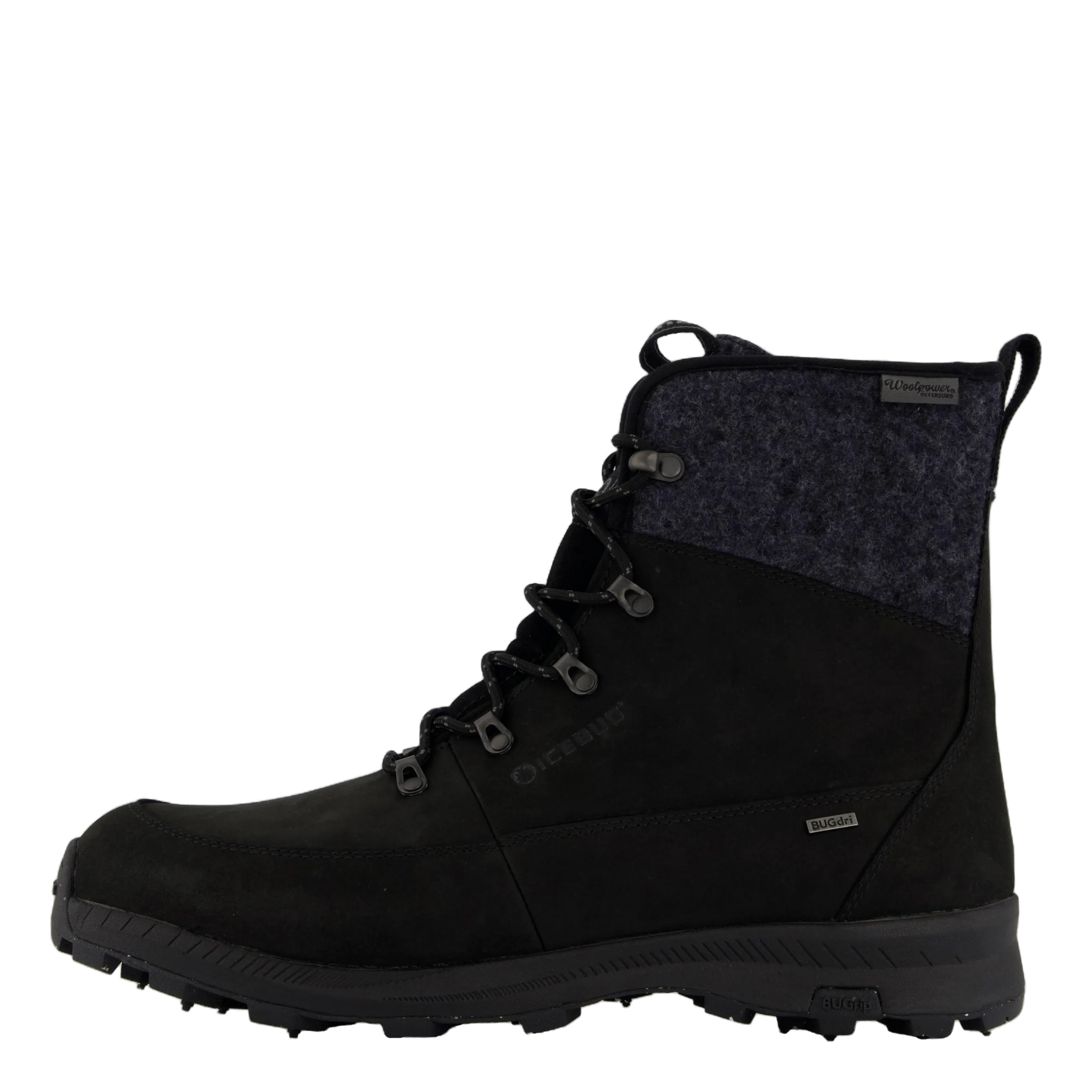 Icebug Adak Rewool M Bugrip Black/grey