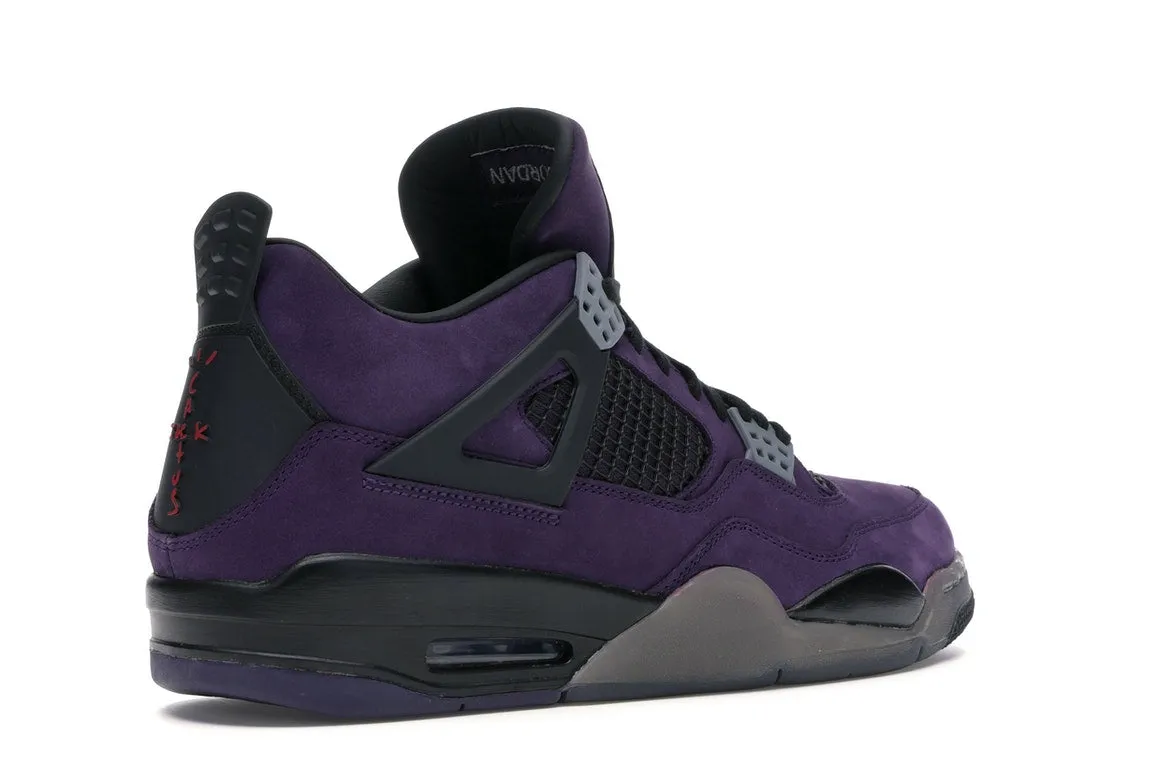 Jordan 4 Retro Travis Scott Purple (Friends and Family)