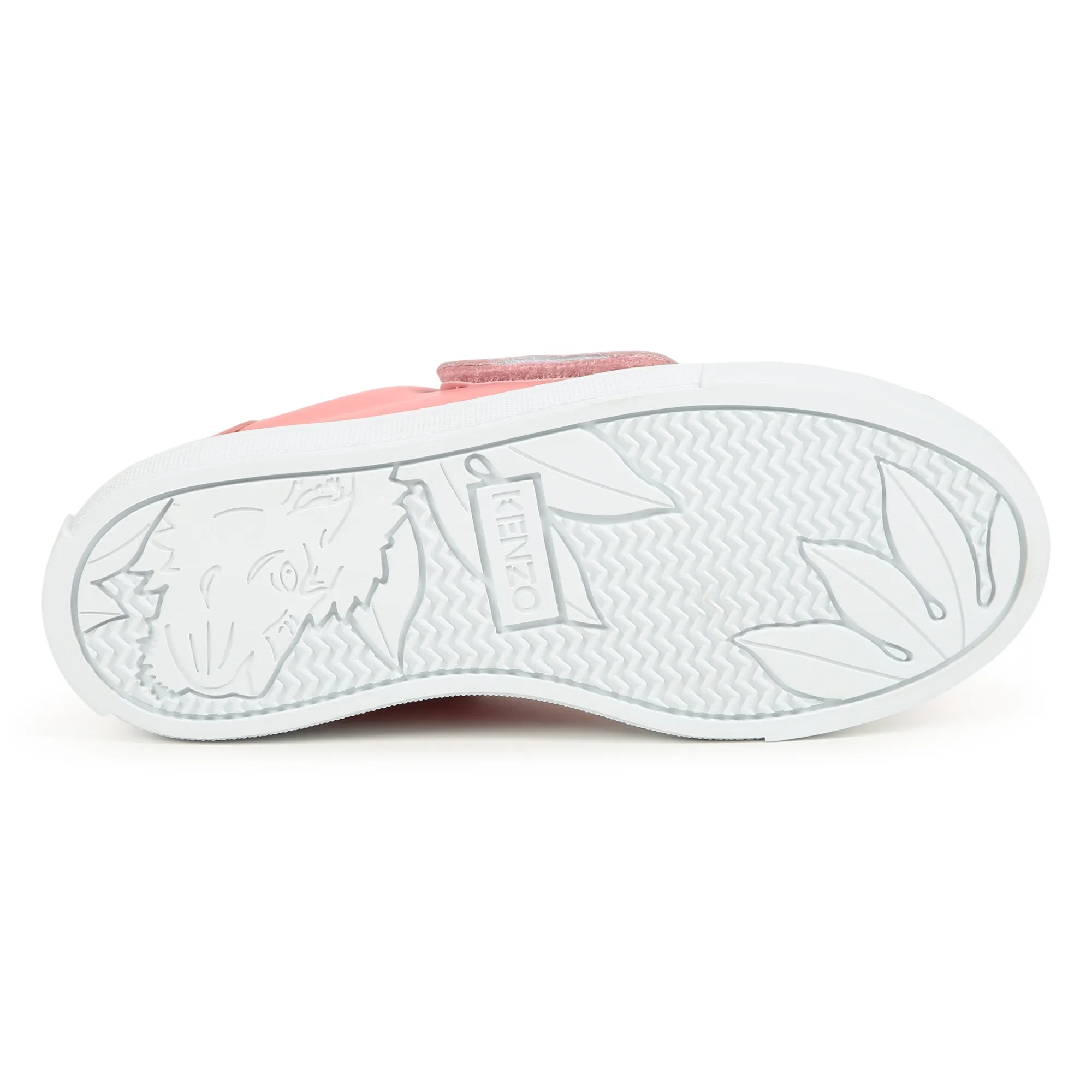 KENZO KIDS Zapatillas de piel y velcro