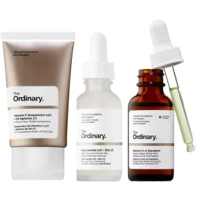 Kit x 3 The Ordinary Pieles Manchadas | Niacinamida + VC + Retinol