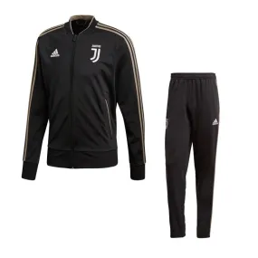 La Juventus de chándal de banco niño negro 2018/19 Adidas