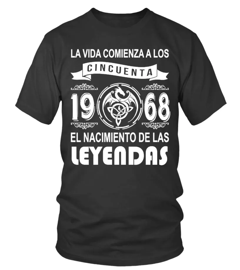 La vida comienza a los cincuenta, 1968 : el nacimiento de las leyendas Camiseta cuello redondo Unisex