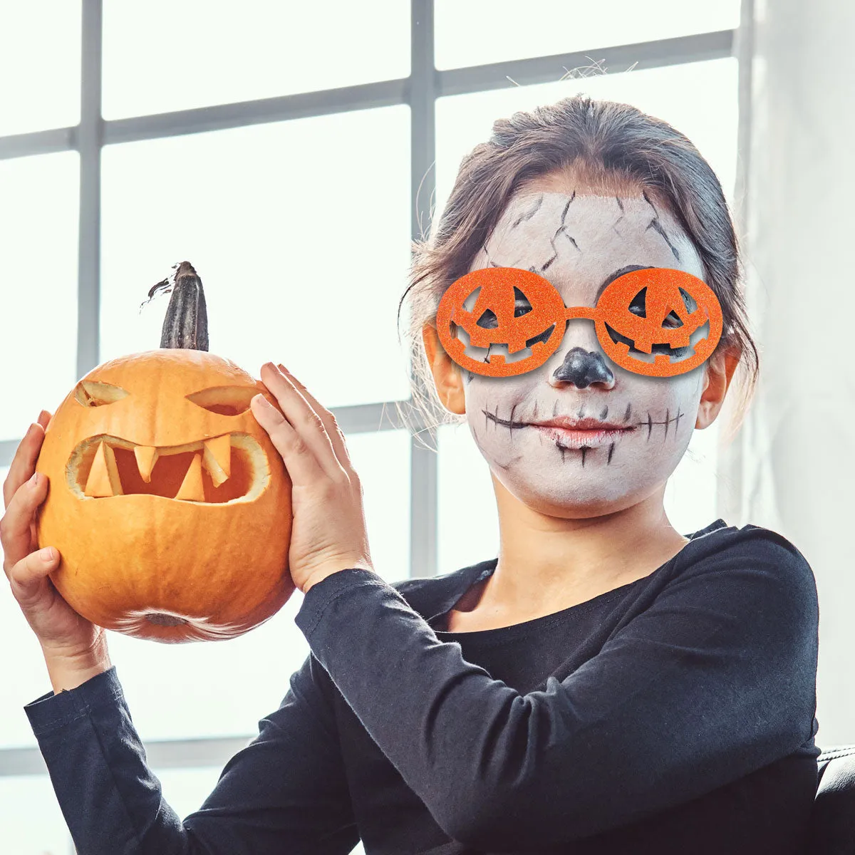 Lentes con Diseo de Calabaza para Halloween