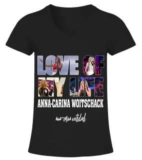 LOVE OF MY LIFE - ANNA-CARINA WOITSCHACK Camiseta cuello pico Mujer