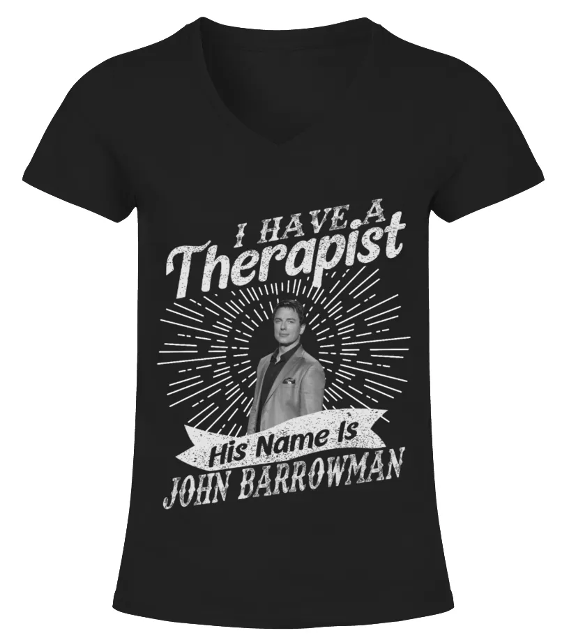 LOVE OF MY LIFE - JOHN BARROWMAN Camiseta cuello pico Mujer