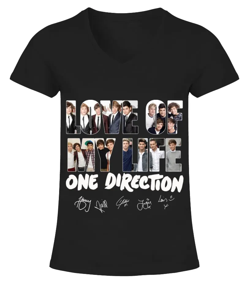 LOVE OF MY LIFE - ONE DIRECTION Camiseta cuello pico Mujer