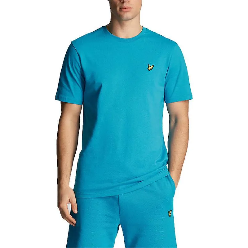 Lyle & Scott Camisetas de manga corta para hombre Regular Fit Cuello redondo