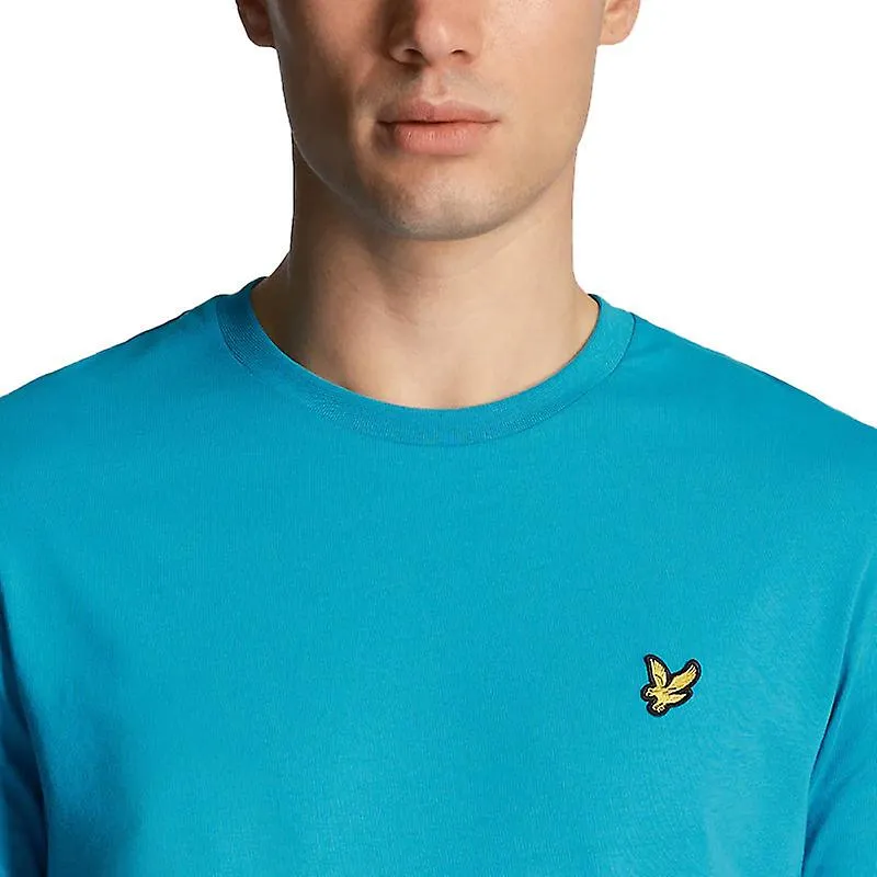 Lyle & Scott Camisetas de manga corta para hombre Regular Fit Cuello redondo