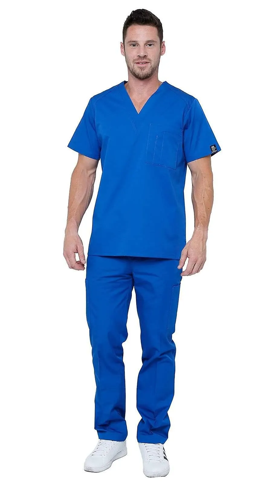 Men's lightweight 6 pocket classic uniform scrubs