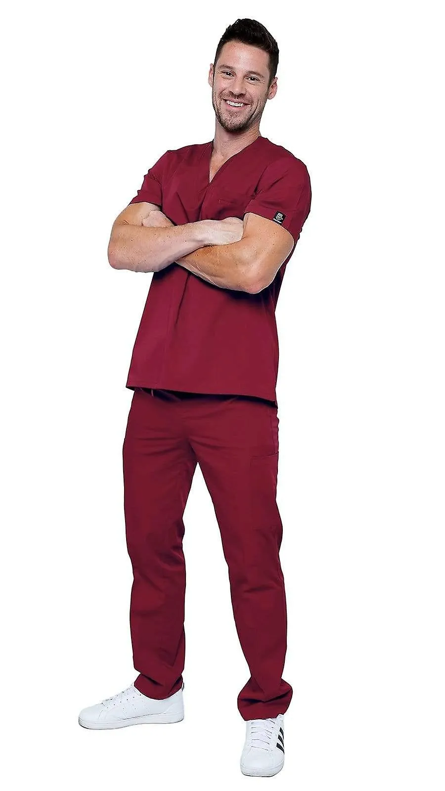 Men's lightweight 6 pocket classic uniform scrubs