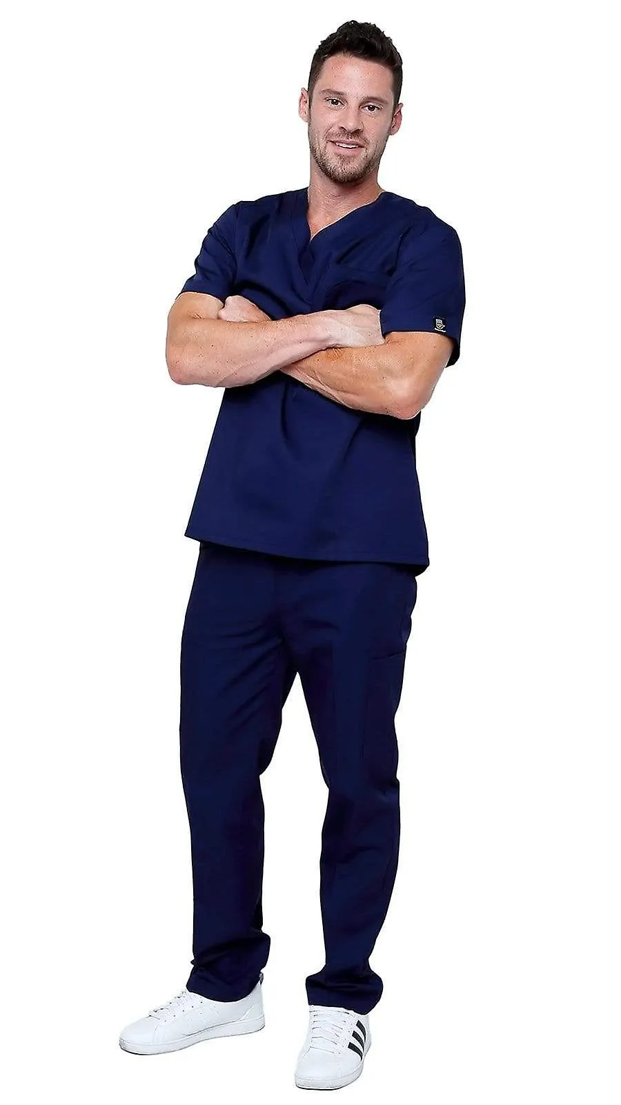 Men's lightweight 6 pocket classic uniform scrubs