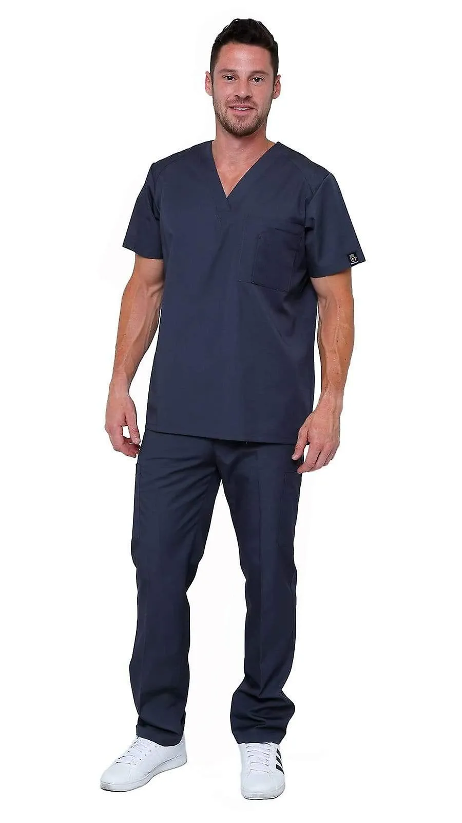 Men's lightweight 6 pocket classic uniform scrubs