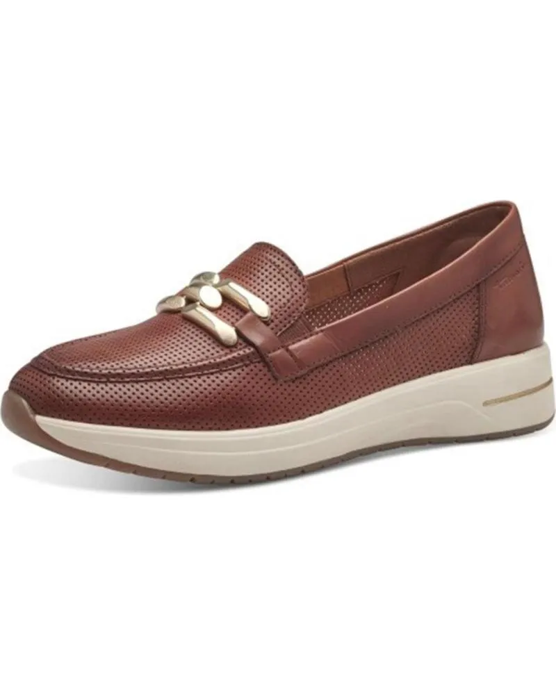 Mocasines de Mujer TAMARIS 84700 PIEL CUERO MARRON