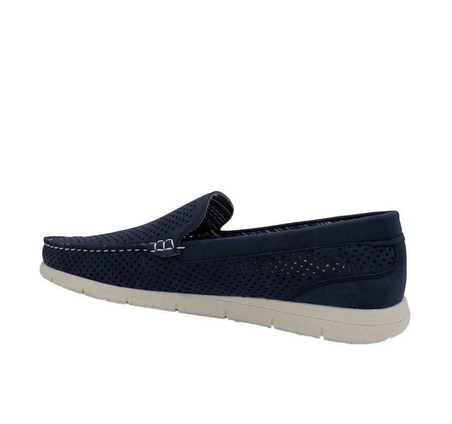 MOCASÍN URBAN LIKE PSR23802 BORDÓN ZAPATO CLÁSICO PARA HOMBRE PICADO MARINO PLANTA ACOLCHADA 27857