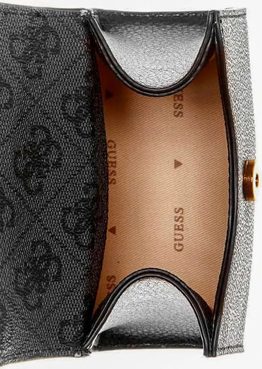 Monedero para mujer Guess Sestri 4G Logo Micro Mini en latte