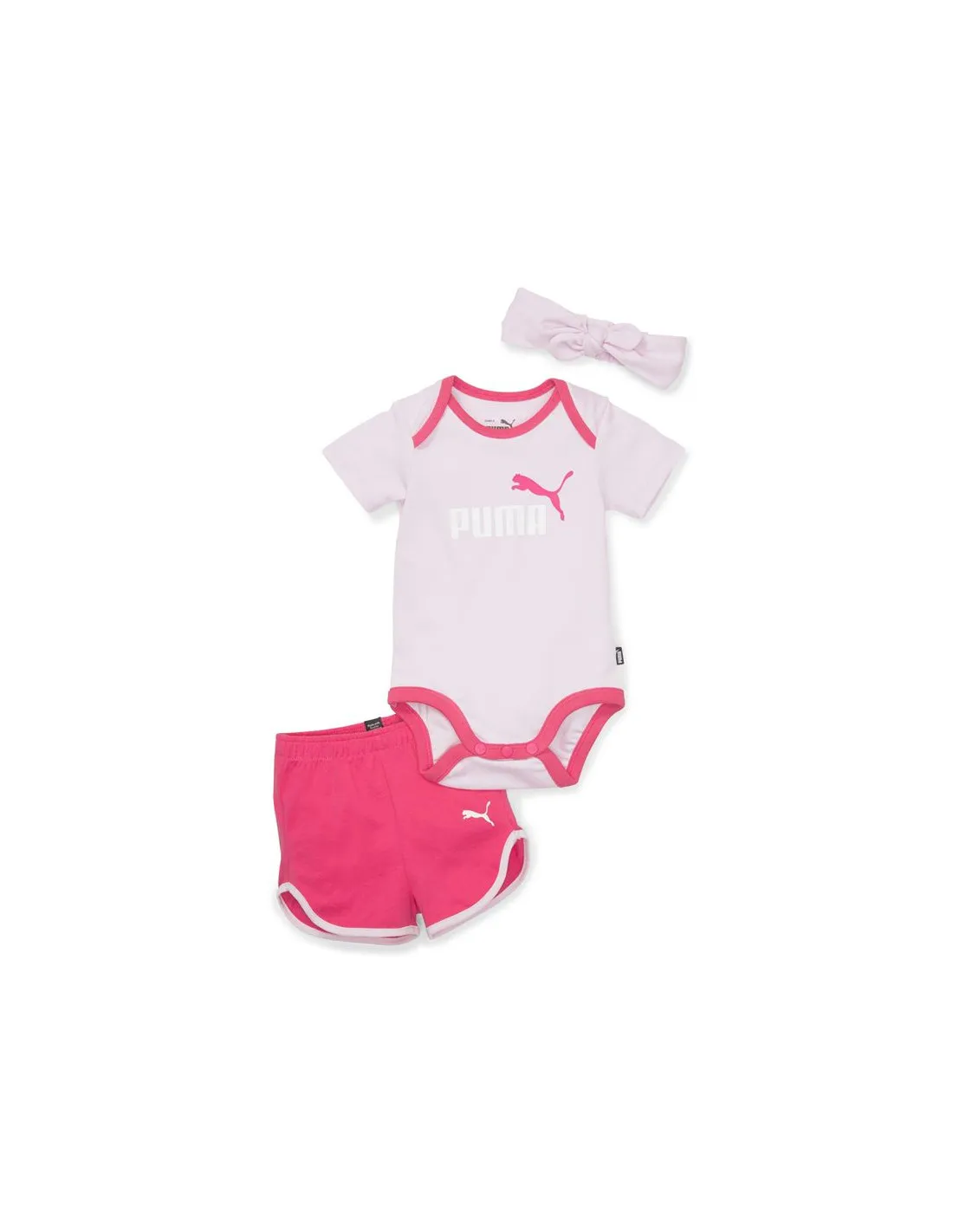 Mono Puma Minicats Bow Newborn Niño Pearl Pink