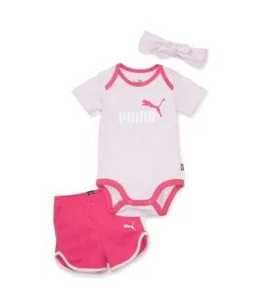 Mono Puma Minicats Bow Newborn Niño Pearl Pink