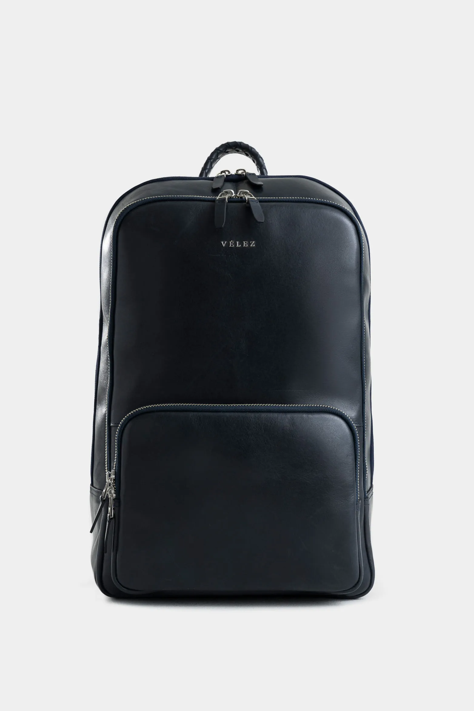 Morral támesis de cuero para hombre silueta slim