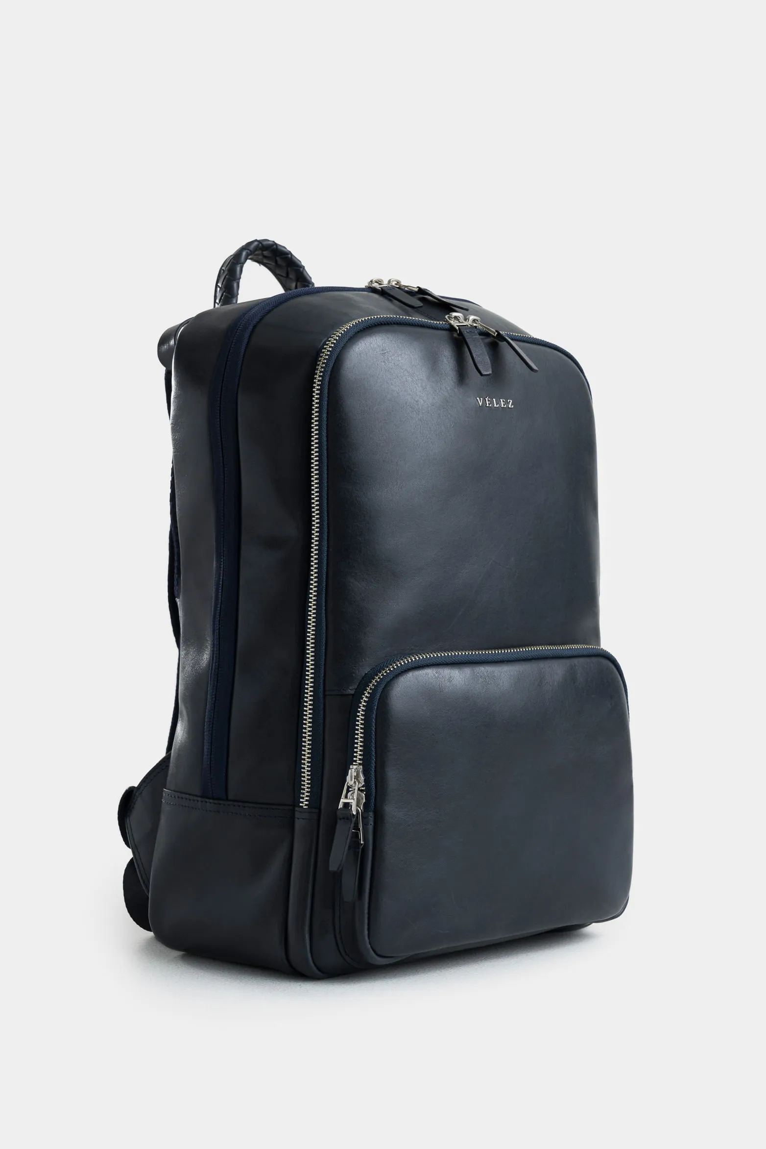 Morral támesis de cuero para hombre silueta slim