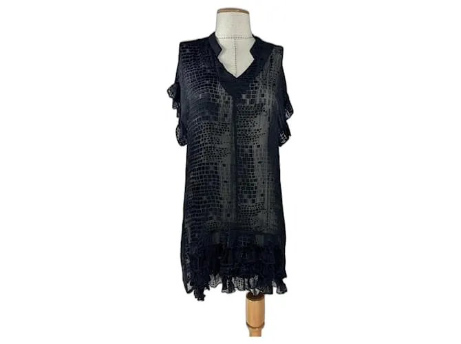 Munthe Plus Simonsen Vestidos Negro 