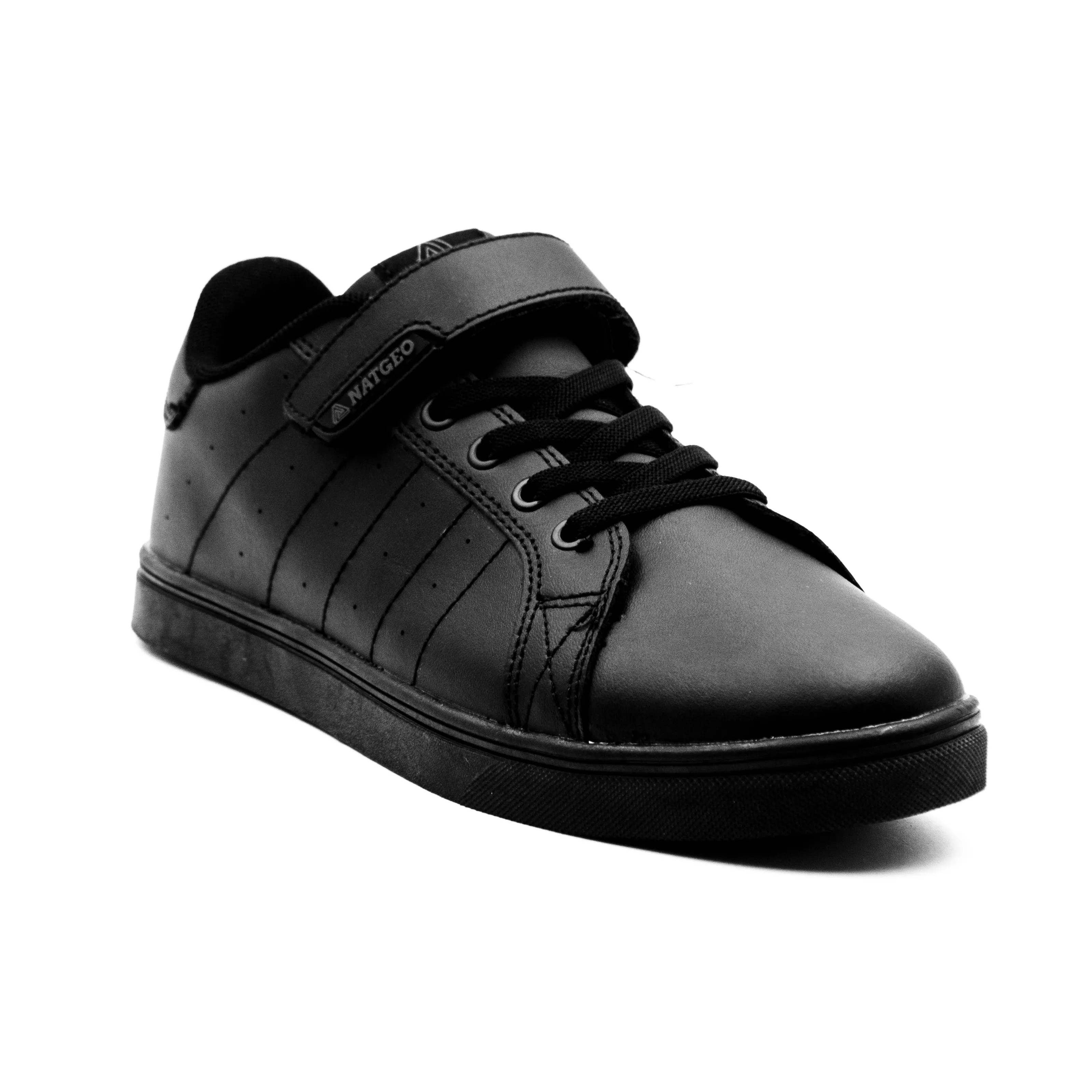 Natgeo Zapatilla urbana con velcro color negro