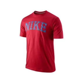 Nike camiseta roja de manga corta