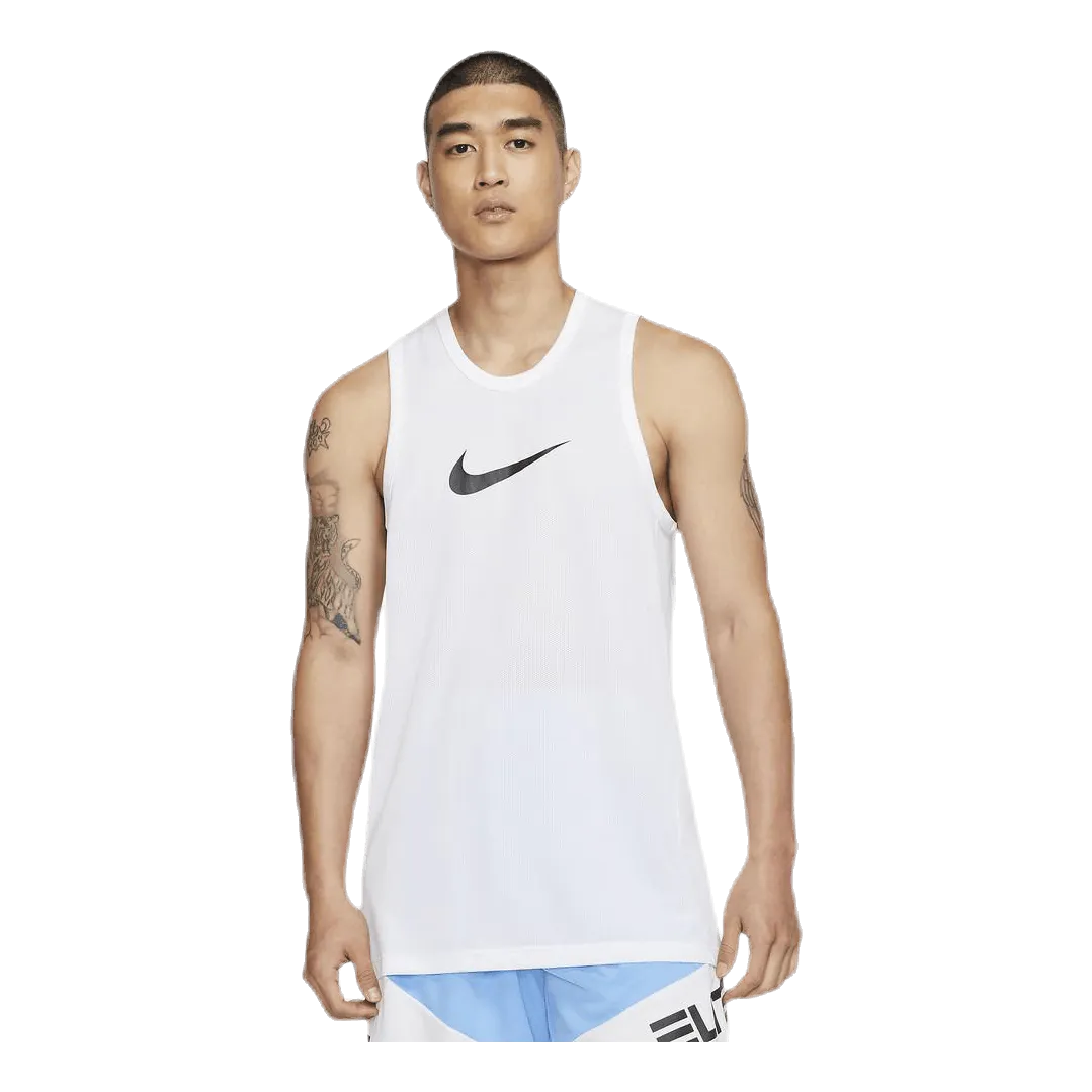 Nike Dri-FIT Basketball Top White/Black